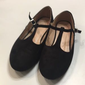 Girl Bellamarie Black Strap Shoes 24k.